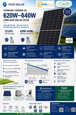 FAST+ CHÍNH THỨC CUNG CẤP TẤM PIN NĂNG LƯỢNG MẶT TRỜI TOYO SOLAR