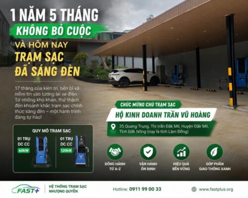 CHỦ TRẠM SẠC KIÊN TRÌ NHẤT VIỆT NAM? – 17 THÁNG ĐỂ XÂY MỘT TRẠM SẠC