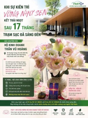 CHỦ TRẠM SẠC KIÊN TRÌ NHẤT VIỆT NAM? – 17 THÁNG ĐỂ XÂY MỘT TRẠM SẠC